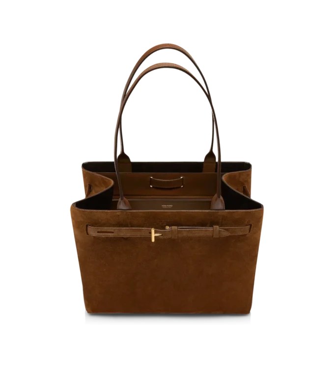 Mittelgroße Audrey-Tasche aus Wildleder