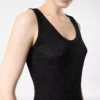 Mittellanges Tanktop-Kleid mit Mikro-Paillettenverzierung