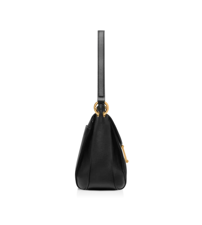 Mittlere Schultertasche Tara aus naturbelassenem Leder