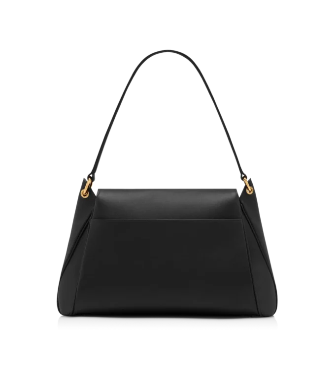 Mittlere Schultertasche Tara aus naturbelassenem Leder