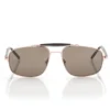 Navigator-Sonnenbrille aus Titan und Horn