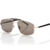 Navigator-Sonnenbrille aus Titan und Horn