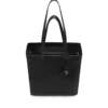 North South Tote aus Naturleder
