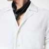 Overshirt mit Fischgrätenstreifen