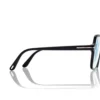 Quadratische blaue Blockbrille