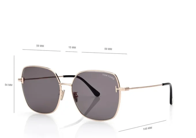 Quadratische Sonnenbrille