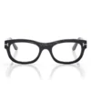 Rechteckige Hornbrille