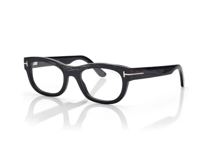 Rechteckige Hornbrille