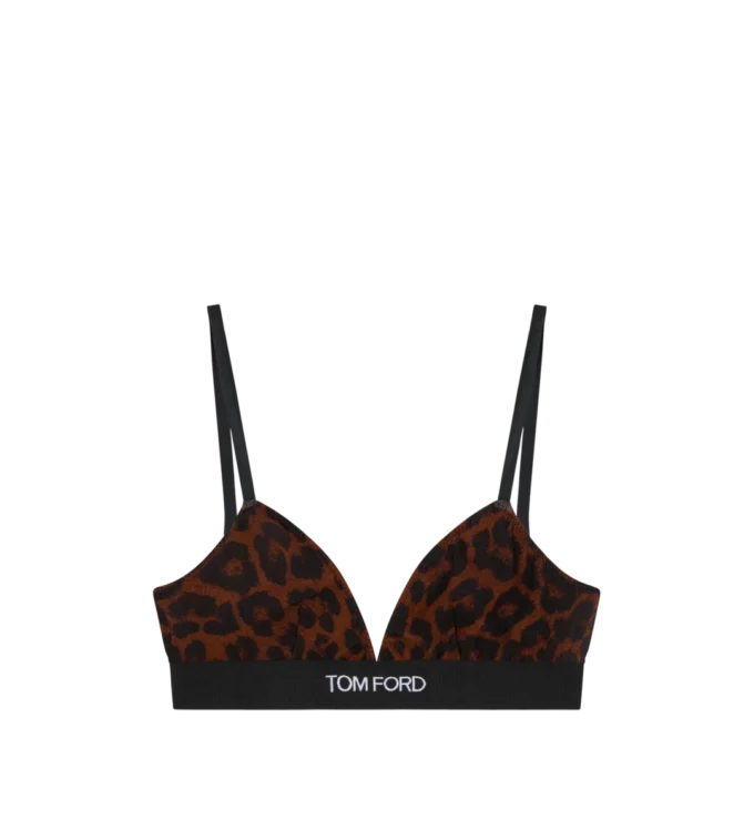Reflected Leopard Printed Modal Signature BH