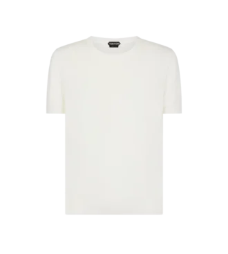 Rundhals-Shirt aus reiner Baumwolle