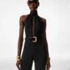 Sable‘ Neckholder-Jumpsuit mit Gürtel