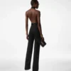 Sable‘ Neckholder-Jumpsuit mit Gürtel