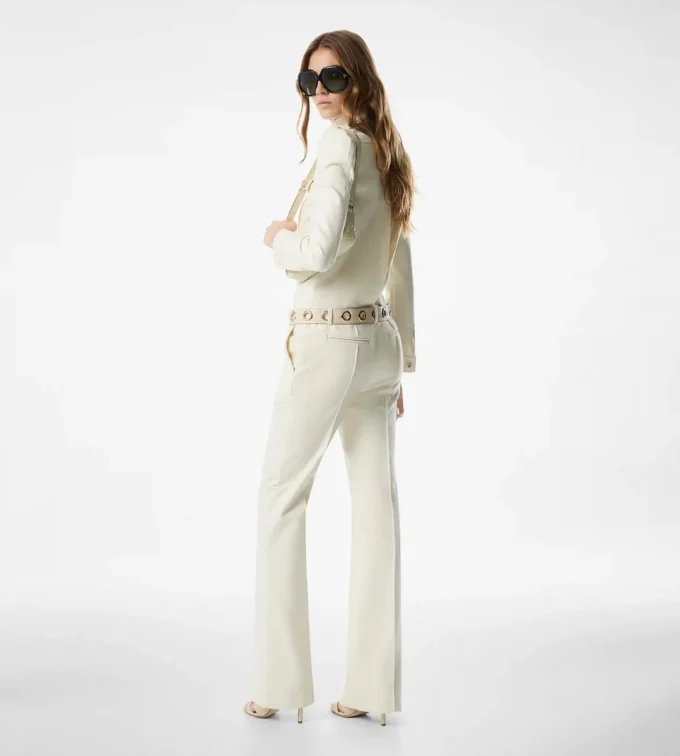 Safari-Jumpsuit mit Stehkragen