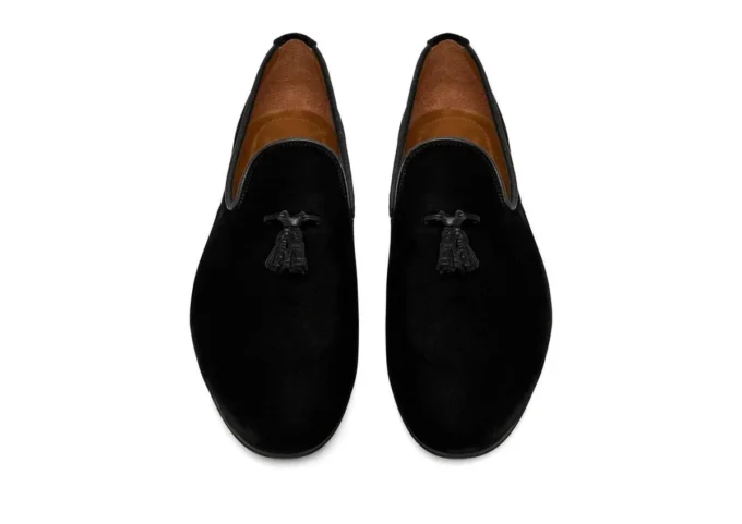 Samt-Slipper Nicolas Tassel