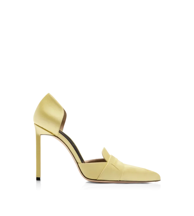 Satin Eva D’Orsay Pumps