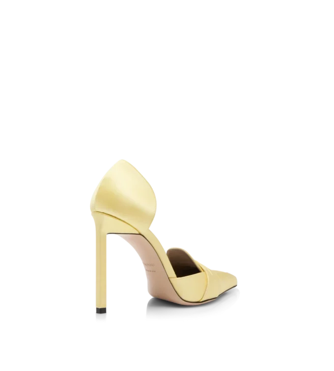 Satin Eva D’Orsay Pumps