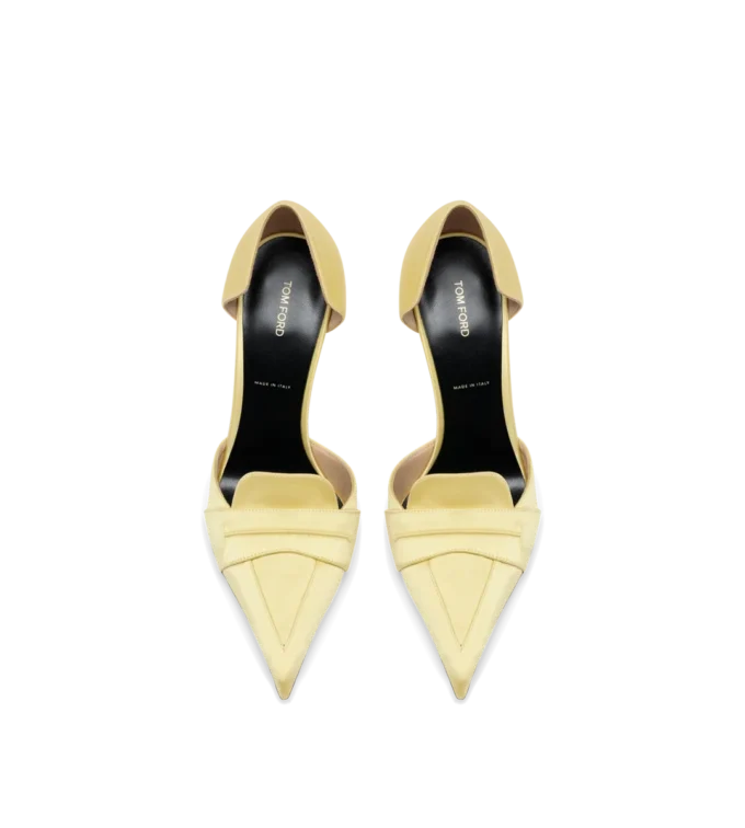 Satin Eva D’Orsay Pumps
