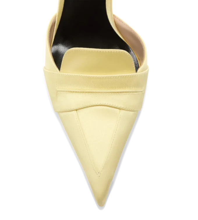 Satin Eva D’Orsay Pumps