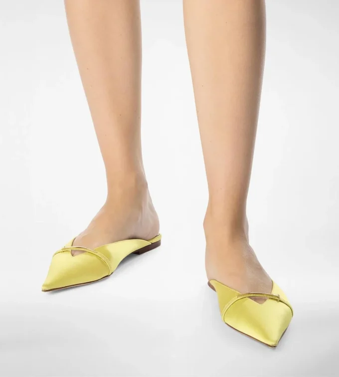 Satin Julianne Mule