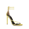 Satin T Ankle Strap Sandal