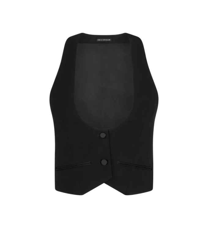 Scharfe Grain De Poudre Smokingweste