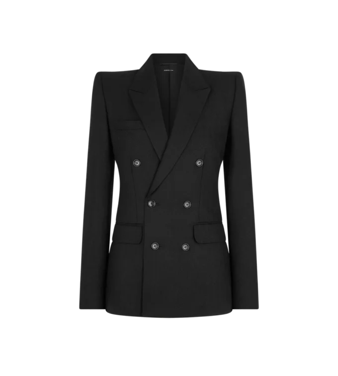Schicke Zweireiherjacke mit Fischgrätenmuster