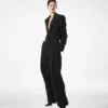 Schicker Woll-Smoking-Jumpsuit