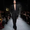 Schicker Woll-Smoking-Jumpsuit
