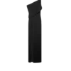Schulterfreies Abendkleid mit Seitenschlitz