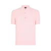 Seiden-Baumwoll-Piqué-Polo