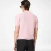 Seiden-Baumwoll-Piqué-Polo