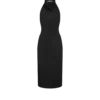 Seiden-Cocktailkleid mit Neckholder und offenem Rücken