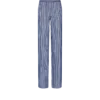 Seiden-Georgette-Hose mit Paillettenstickerei