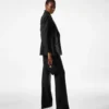 Seidenmischung-Twill-Smokinghose mit Bootcut-Schnitt