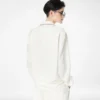 Seiden-Twill-Pyjamahemd mit Paspelierung und tonalem TF-Sticklogo
