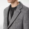 Sharkskin Herringbone Double Splittable Jacket