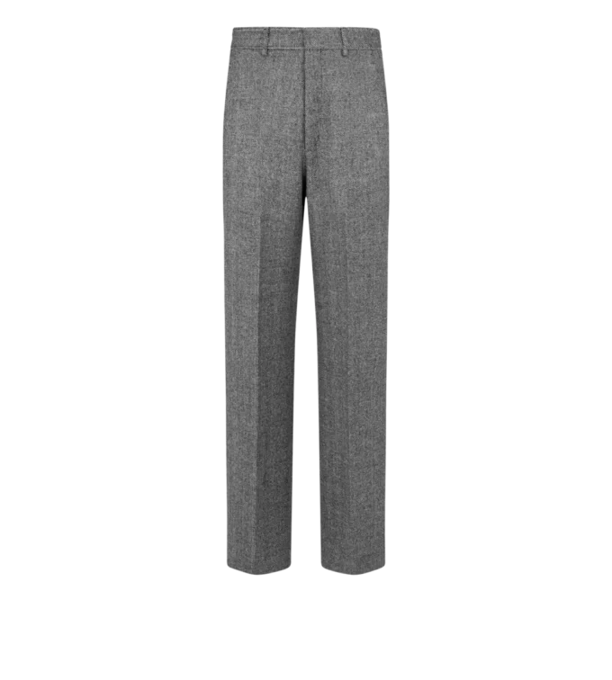 Sharkskin-Hose mit Fischgrätenmuster und doppelter Teilbarkeit