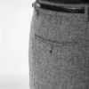 Sharkskin-Hose mit Fischgrätenmuster und doppelter Teilbarkeit