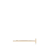 Silberne T-Anstecknadel