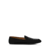 Slipper aus geprägtem Krokodilleder-Samt