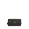 Smart Wash Bag aus genarbtem Leder