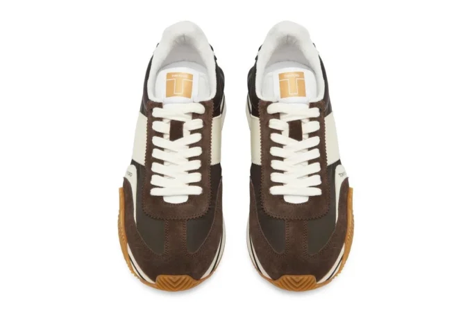Sneaker „James” aus technischem Wildleder