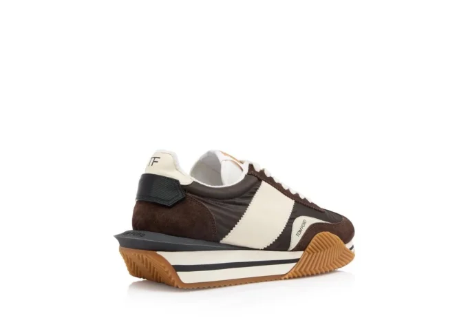 Sneaker „James” aus technischem Wildleder