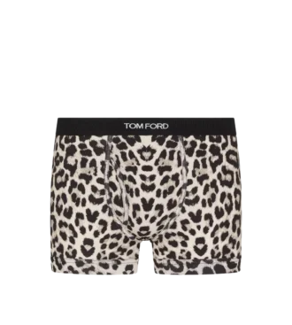 Snow Leopard Baumwoll-Boxershorts
