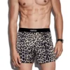 Snow Leopard Seidenboxershorts