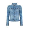 Sommerliche Jeansjacke im Stonewashed-Look