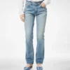 Stonewashed-Jeanshose mit geradem Schnitt