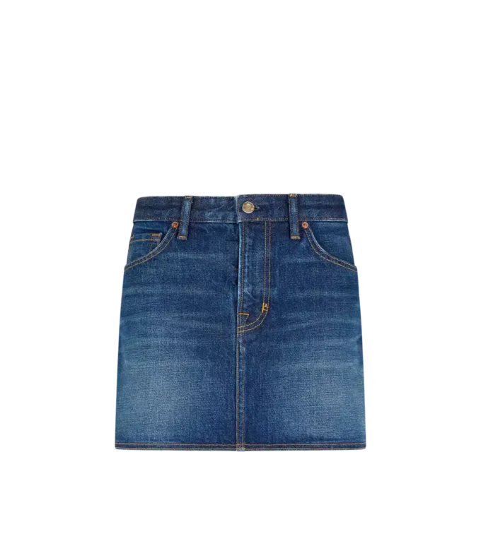 Stonewashed-Jeansminirock