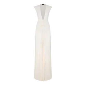 stretch jersey abendkleid mit tiefem v ausschnitt 1 330x367 - Stretch-Jersey-Abendkleid mit tiefem V-Ausschnitt