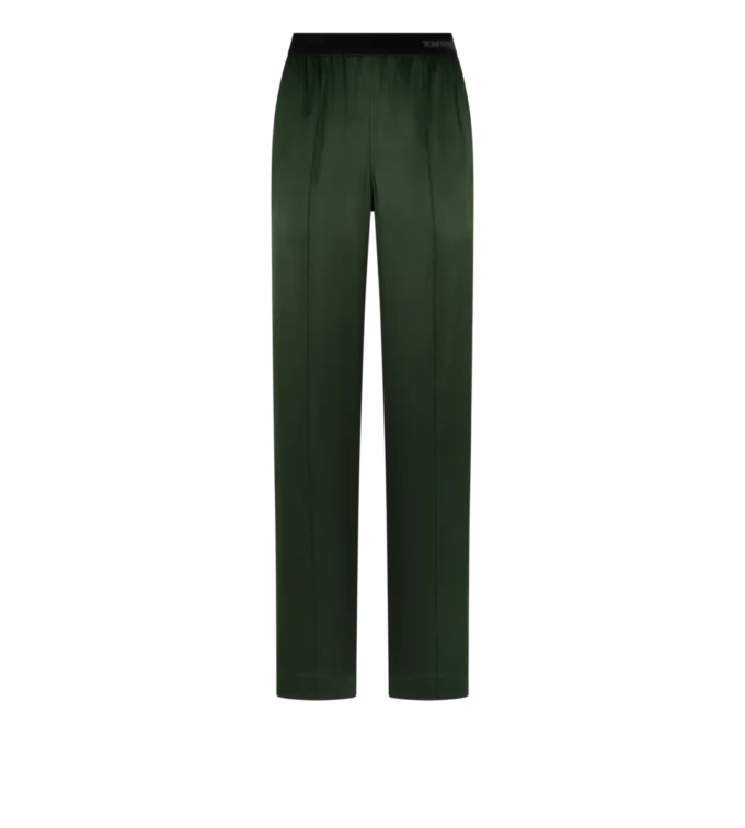 Stretch-Seidensatin-Pyjama-Hose